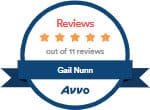 Reviews 5 Star Out of 11 Reviews | Gail Nunn | Avvo